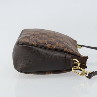 Louis Vuitton Trousse Make Up Bag Damier Canvas, Brown, Canvas, Clutch