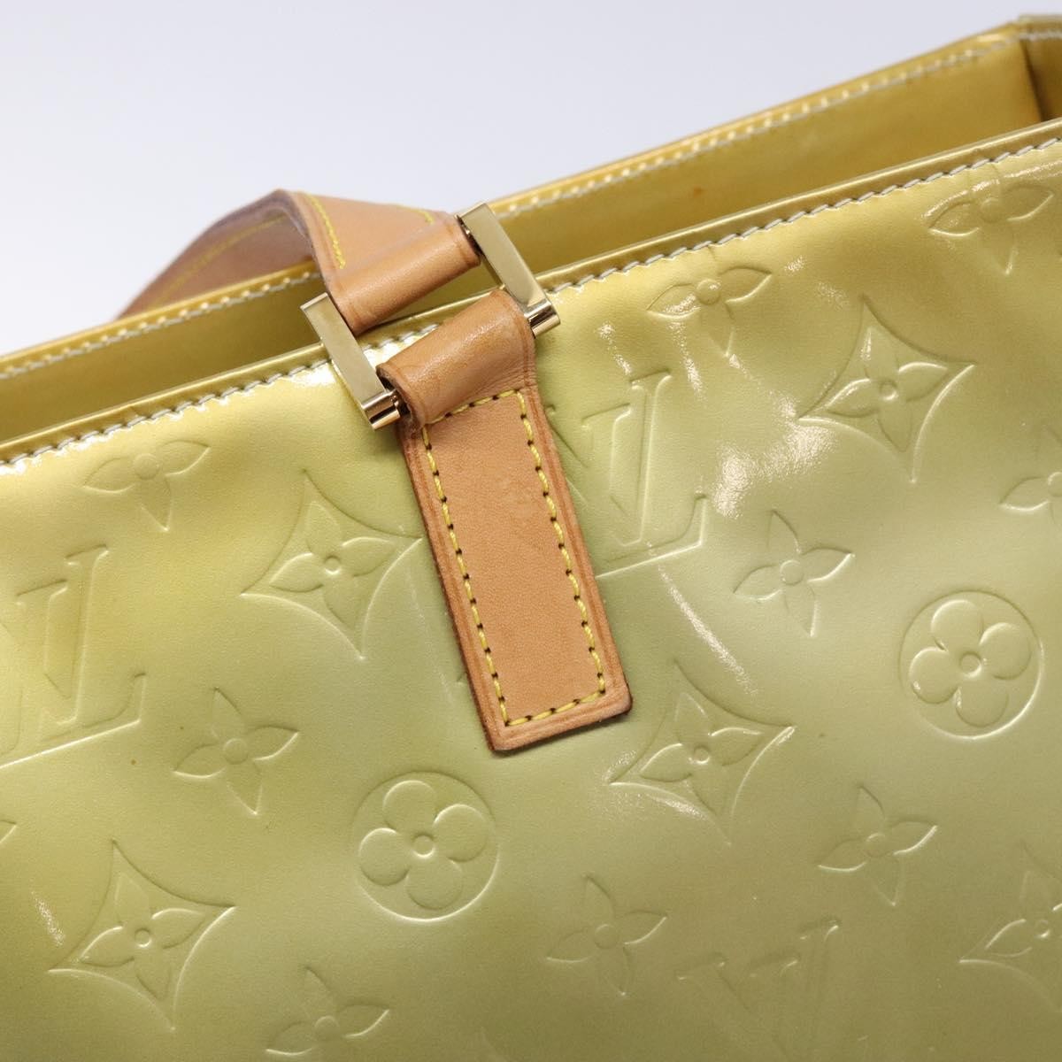 Louis Vuitton Columbus Handbag Monogram Vernis, BEIGE, PATENT_LEATHER, Tote bag