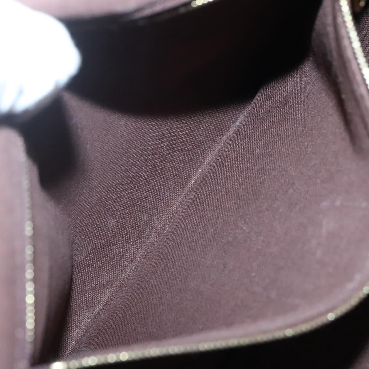 Louis Vuitton Menilmontant Handbag Monogram Canvas, BROWN, CANVAS, Shoulder bag