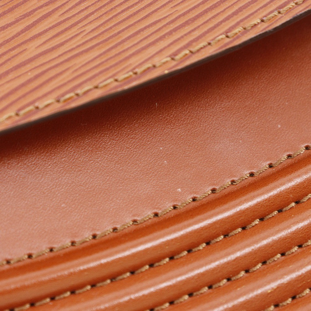 Louis Vuitton Prebourg Shoulder Bag Epi Leather, BROWN, LEATHER, Shoulder bag