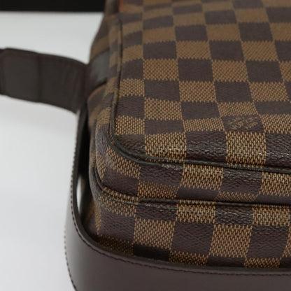 Louis Vuitton Naviglio Handbag Damier, BROWN, CANVAS, Shoulder bag