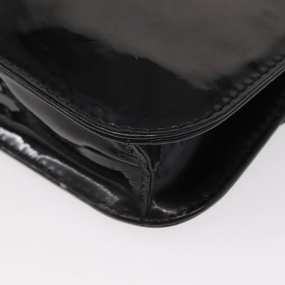 Valentino Garavani Glam Lock Shoulder Bag Patent, BLACK, PATENT_LEATHER, Shoulder bag