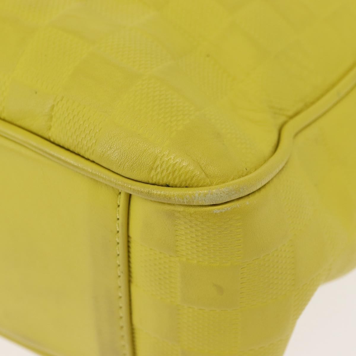 Louis Vuitton Tadao Handbag Damier Infini Leather, YELLOW, LEATHER, Handbag