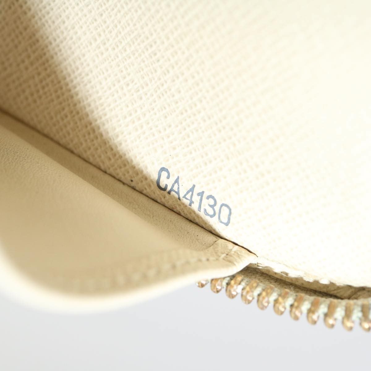 Louis Vuitton Zippy Organizer Damier, WHITE, CANVAS, Wallets