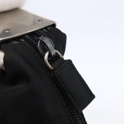 Prada Hobo Tessuto, BLACK, NYLON, Shoulder bag