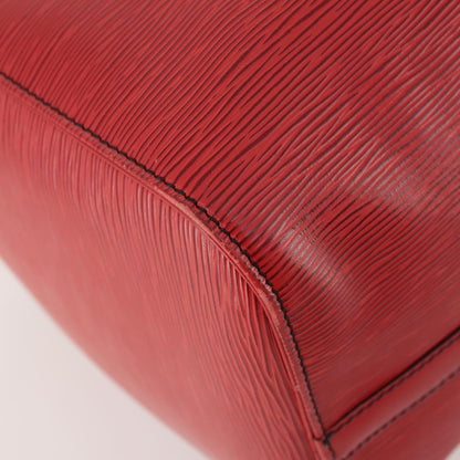 Louis Vuitton Keepall Bag Epi Leather, RED, LEATHER, Travel bag