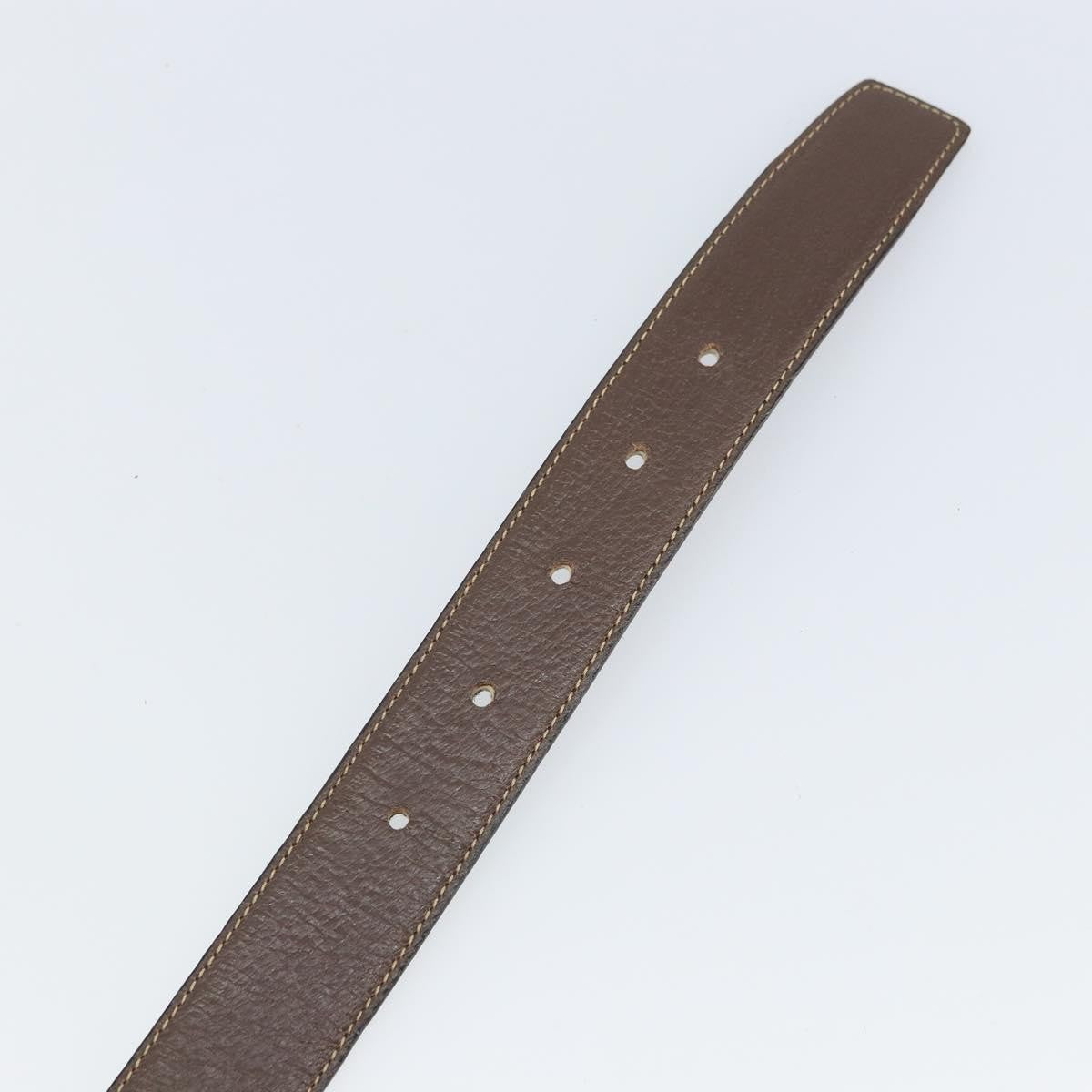 Celine Belt Leather with Metal, BROWN, LEATHER, Belts
