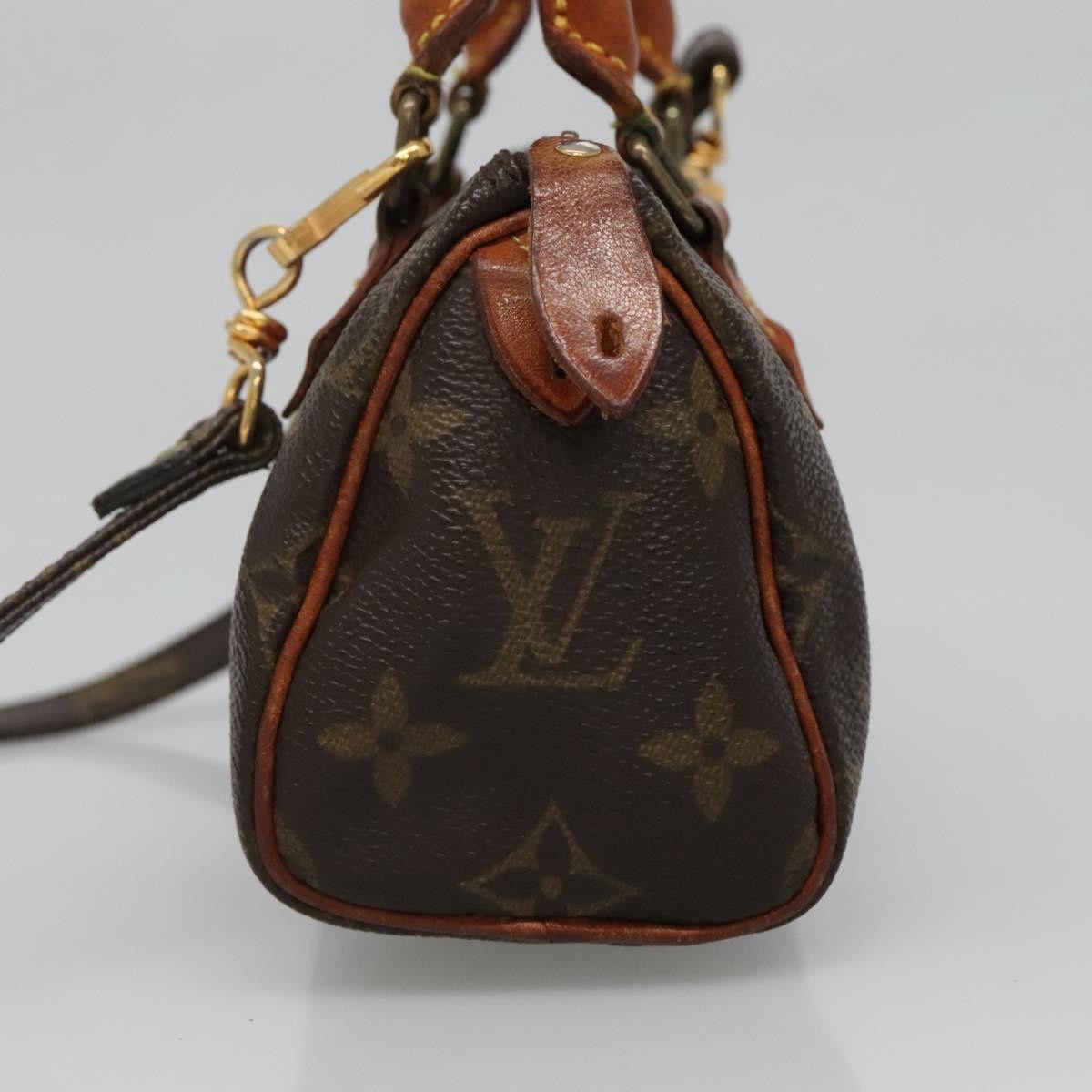 Louis Vuitton Speedy Mini HL Handbag Monogram Canvas, BROWN, CANVAS, Handbag