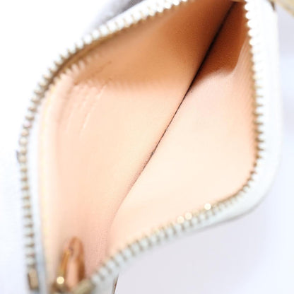 Louis Vuitton Pochette Clés Monogram Canvas, WHITE, CANVAS, Wallets