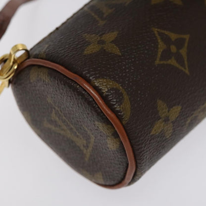 Louis Vuitton Papillon Pochette Monogram Canvas, BROWN, CANVAS, Handbag