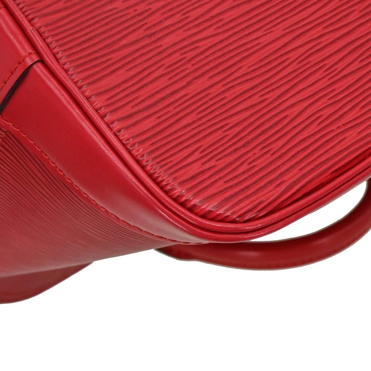 Louis Vuitton Alma Handbag Epi Leather, Red, Leather, Handbag