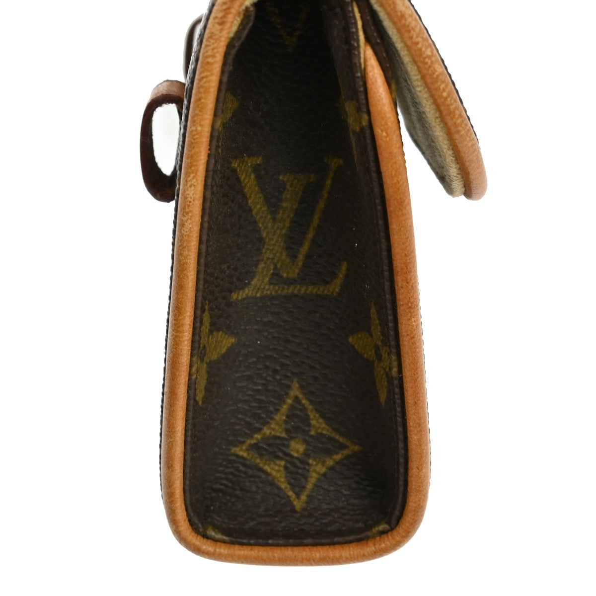 Louis Vuitton Florentine Pochette Monogram Canvas, Brown, Canvas, Clutch