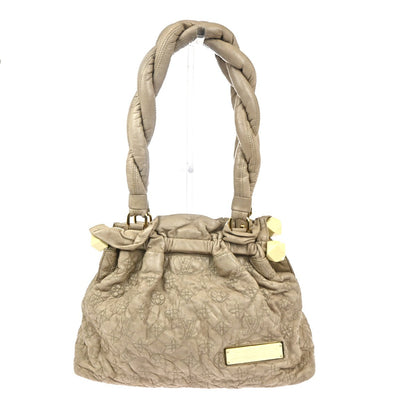 Louis Vuitton Olympe Stratus Handbag Limited Edition Monogram Lambskin, BEIGE, LEATHER, Shoulder bag