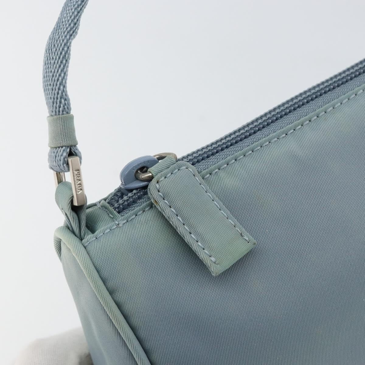 Prada Pochette Shoulder Bag Tessuto, BLUE, NYLON, Clutche & pouche