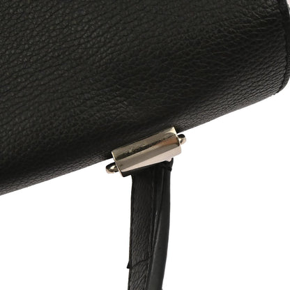 Louis Vuitton Lockme II Handbag Leather, BLACK, LEATHER, Handbag