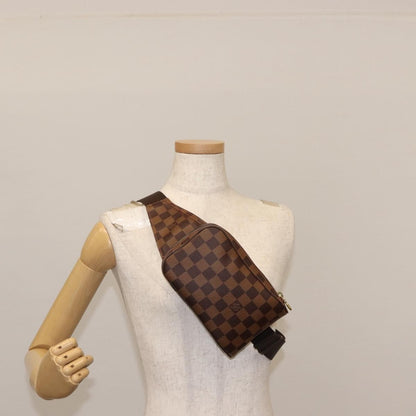 Louis Vuitton Geronimos Waist Bag Damier, BROWN, CANVAS, Shoulder bag