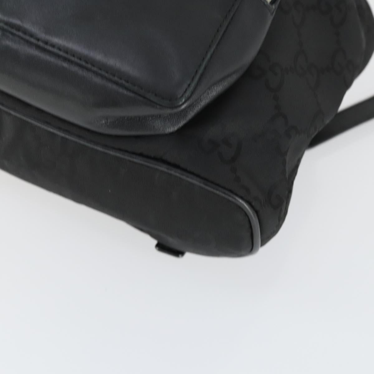 Gucci Vintage Jackie Backpack GG Canvas, BLACK, CANVAS, Backpack