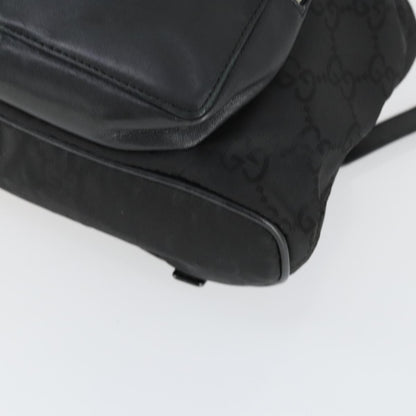Gucci Vintage Jackie Backpack GG Canvas, BLACK, CANVAS, Backpack