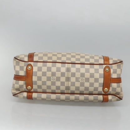 Louis Vuitton Stresa Handbag Damier, WHITE, CANVAS, Tote bag