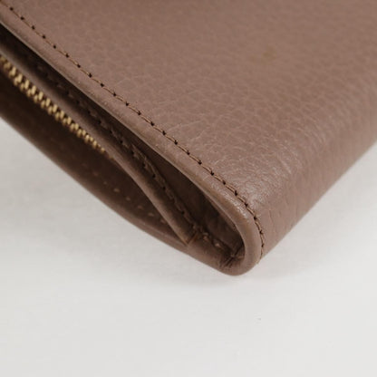Gucci GG Marmont Wallet Leather, BEIGE, LEATHER, Wallets