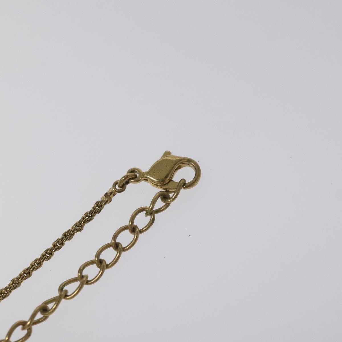 Christian Dior CD Pendant Necklace Metal, GOLD, METAL, Necklace