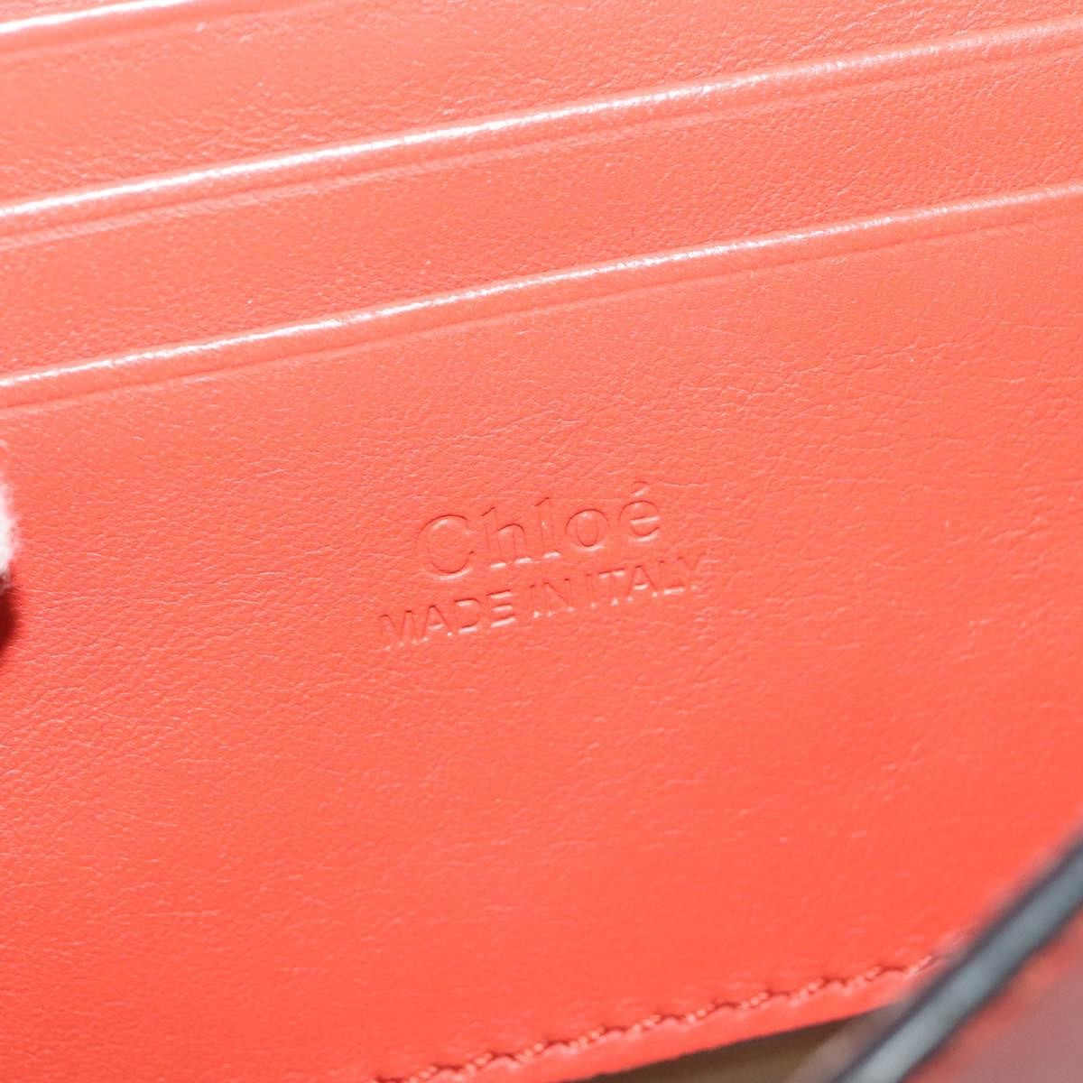 Chloe Faye Crossbody Leather and Suede, RED, SUEDE, Shoulder bag