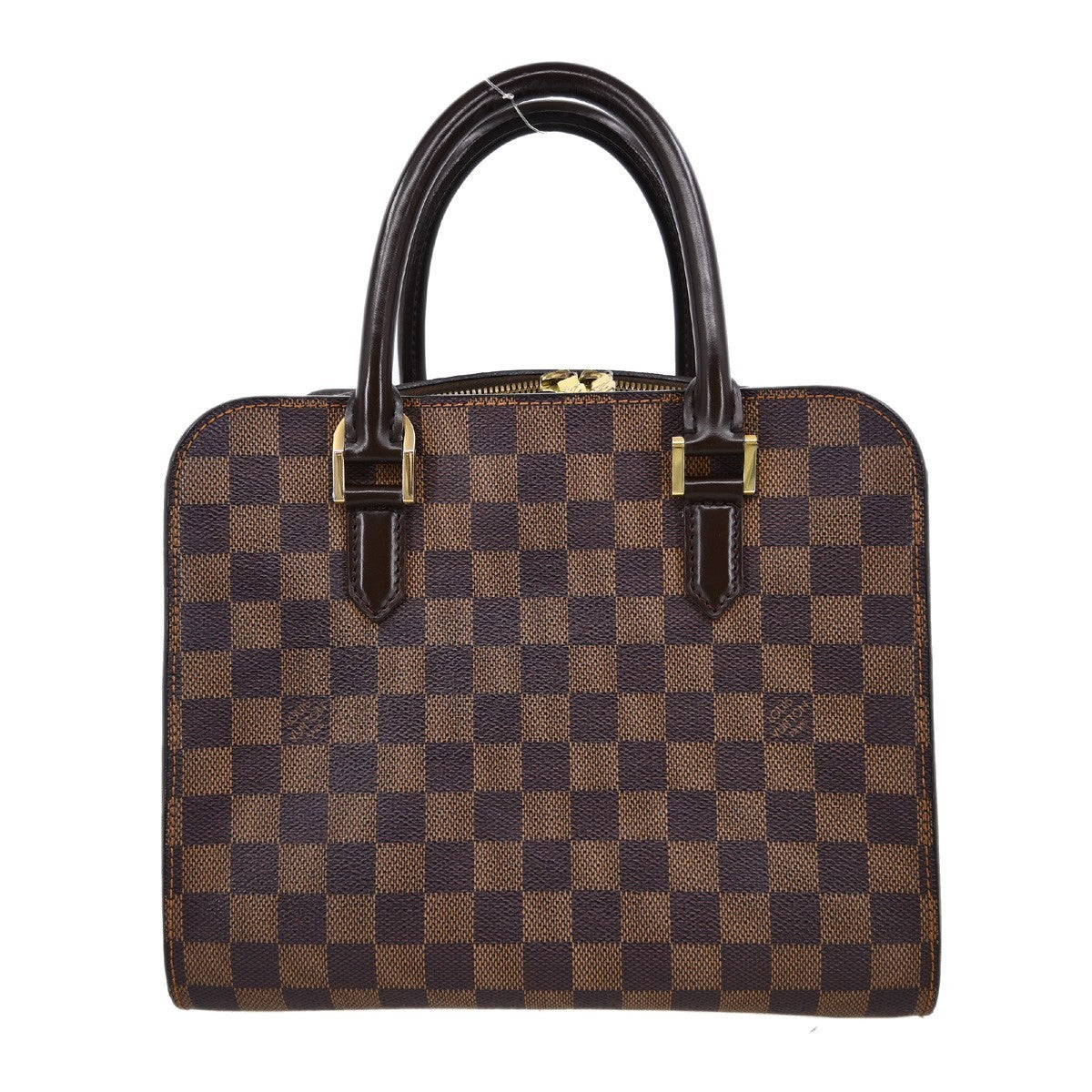 Louis Vuitton Triana Bag Damier, BROWN, CANVAS, Handbag