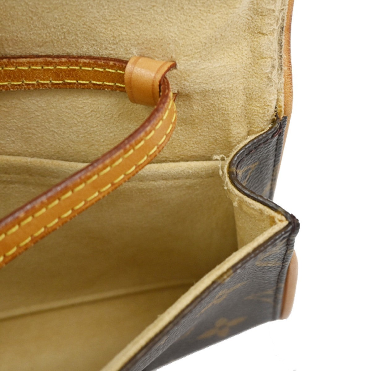 Louis Vuitton Twin Handbag Monogram Canvas, BROWN, CANVAS, Clutche & pouche