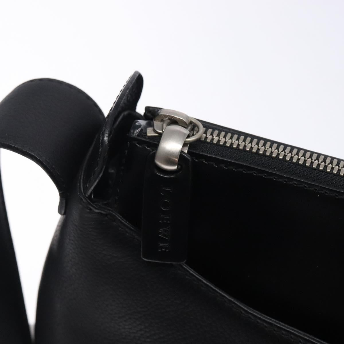 Loewe Vintage Shoulder Bag Leather, BLACK, LEATHER, Shoulder bag