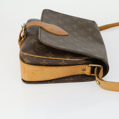 Louis Vuitton Cartouchiere Handbag Monogram Canvas, BROWN, CANVAS, Shoulder bag