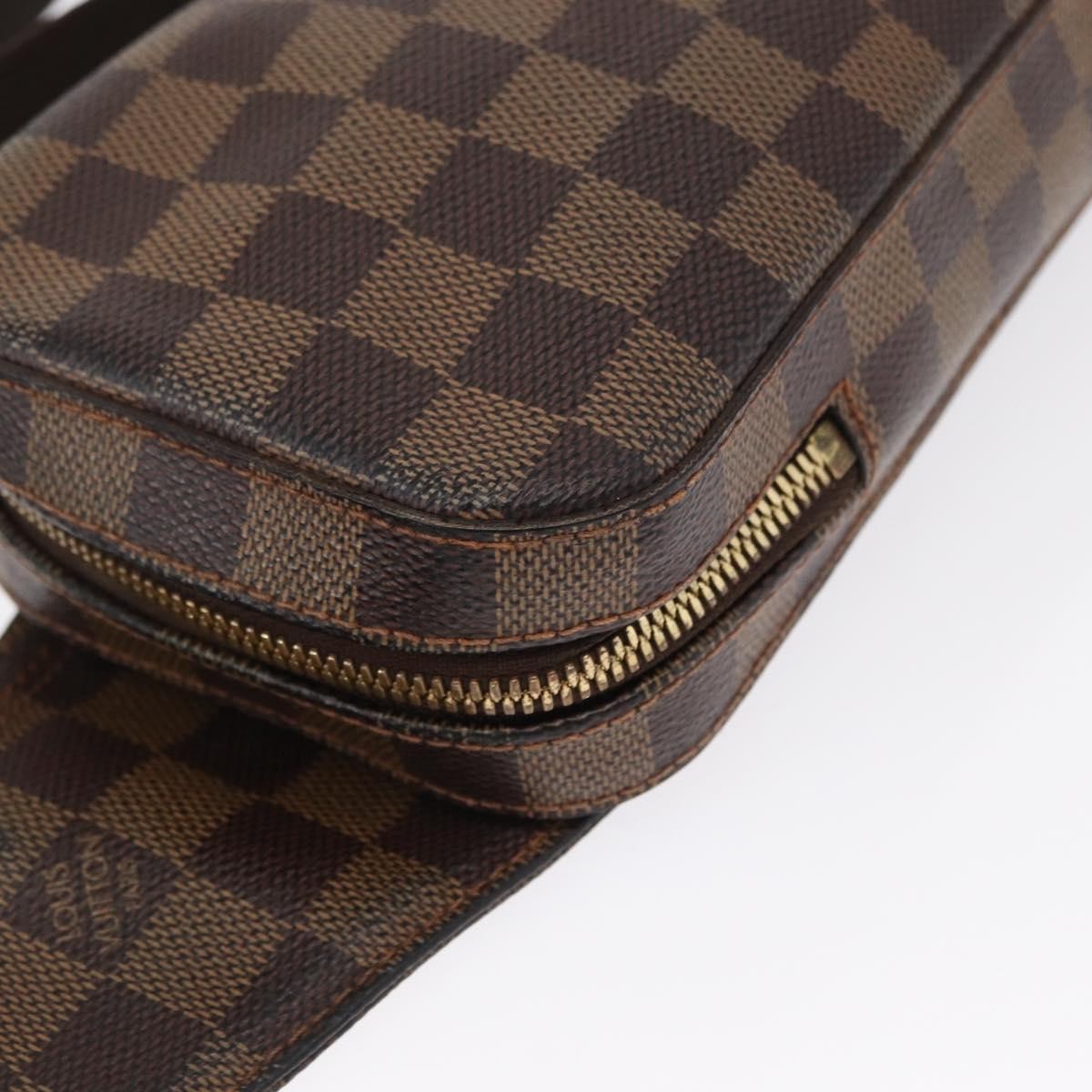 Louis Vuitton Geronimos Waist Bag Damier, BROWN, CANVAS, Shoulder bag