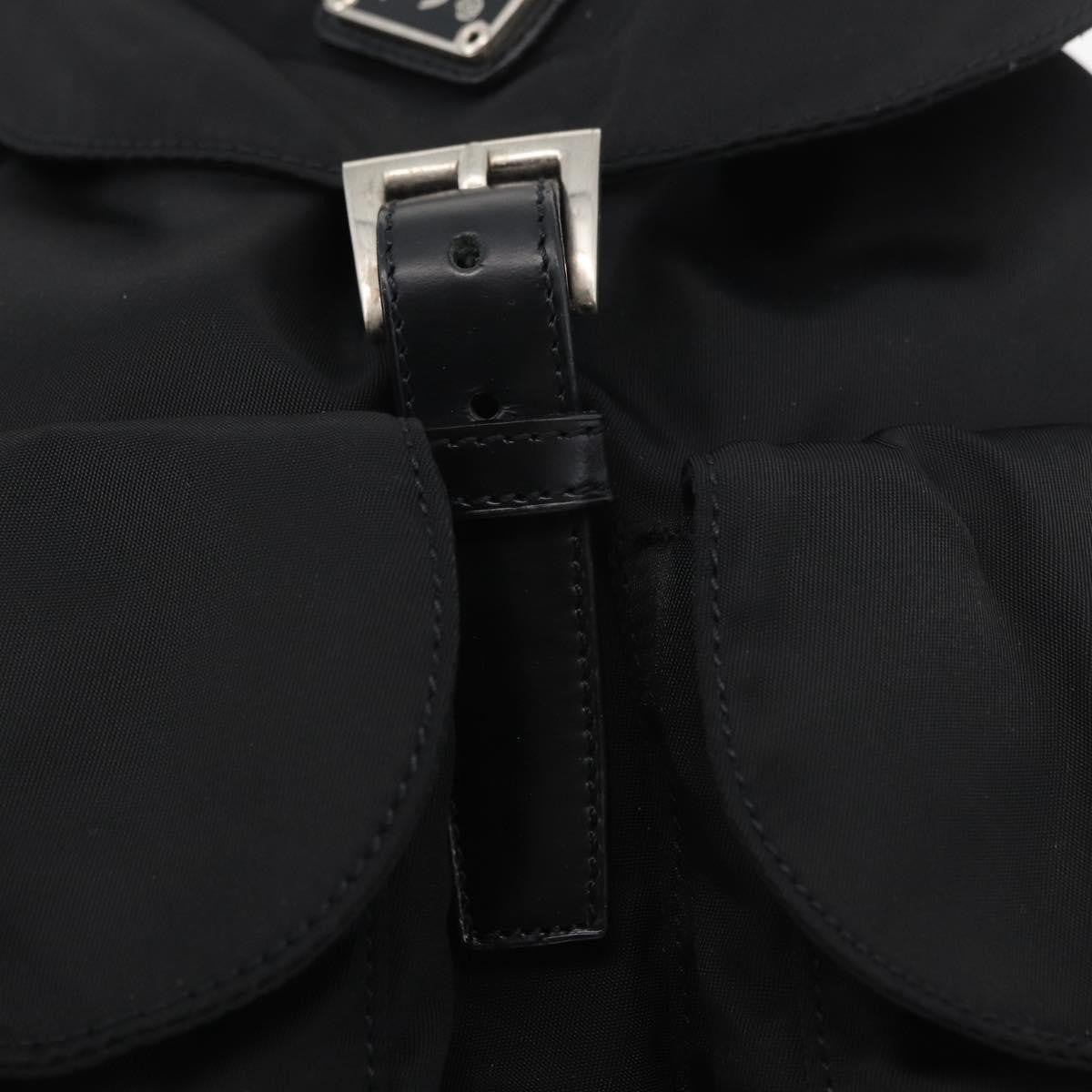 Prada Sac à dos Re-nylon nylon, Black, Nylon, Backpack