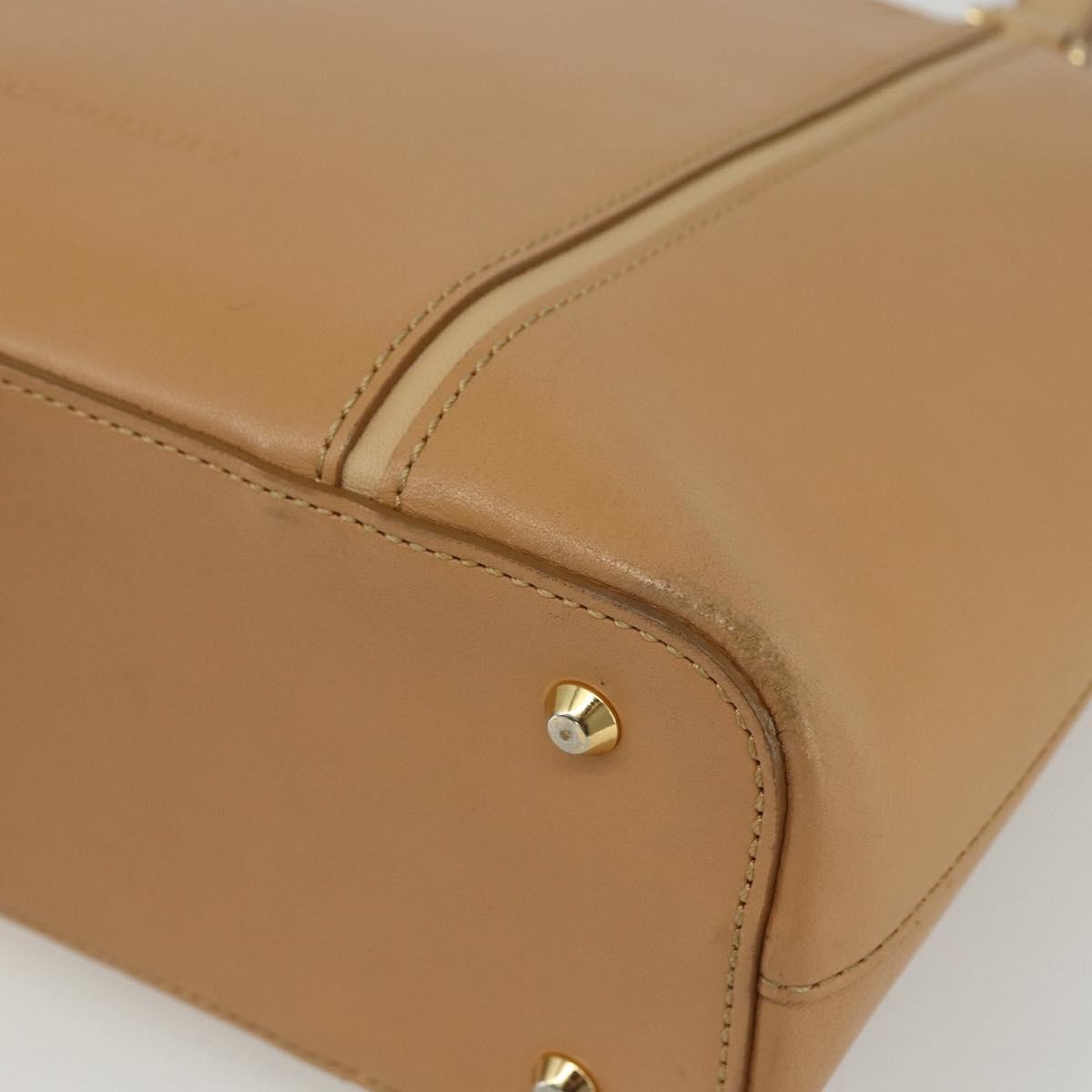 Burberry Vintage Handbag Leather, BEIGE, LEATHER, Handbag