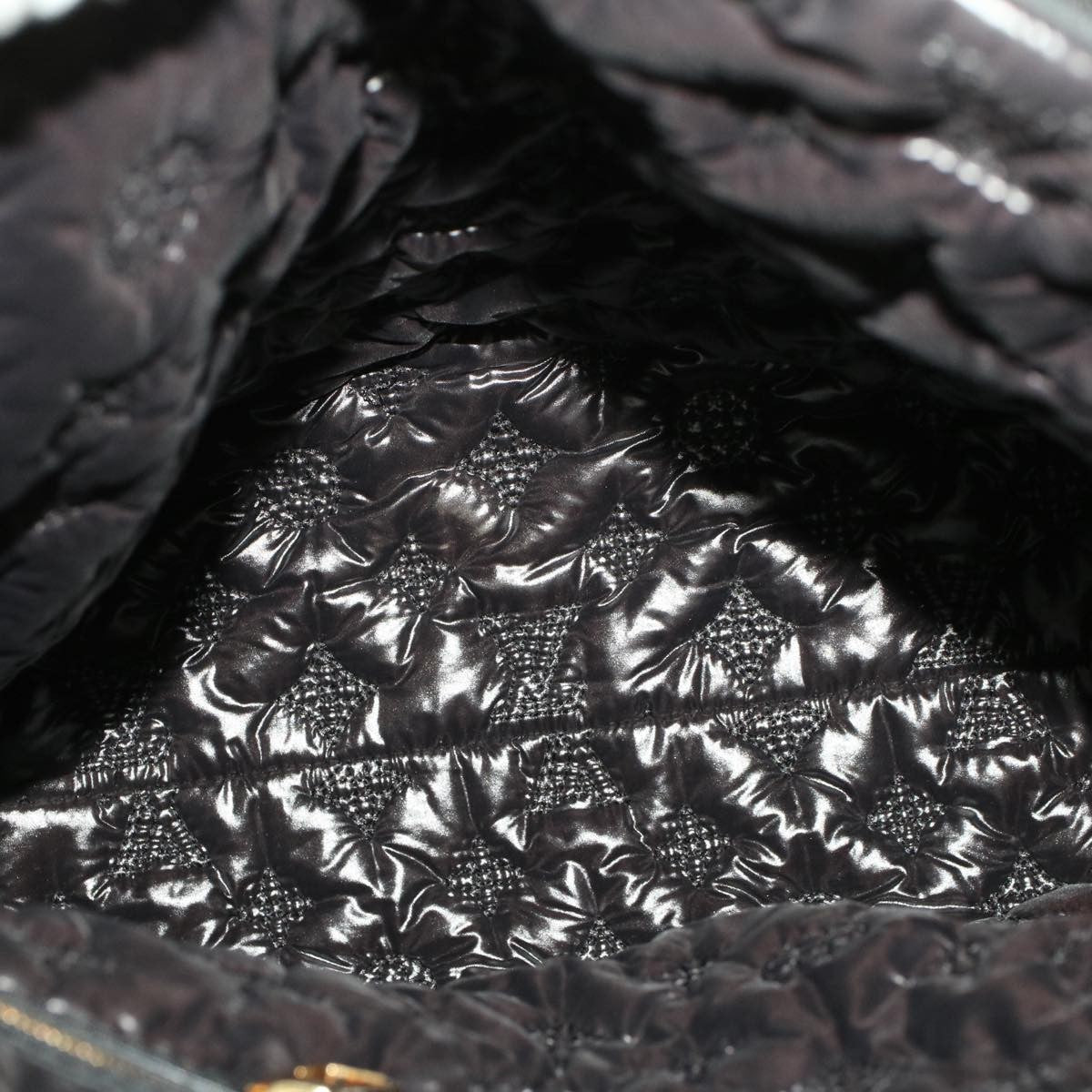 Louis Vuitton Desire Lockit Bag Kusama Infinity Dots Monogram Nylon, BLACK, NYLON, Handbag