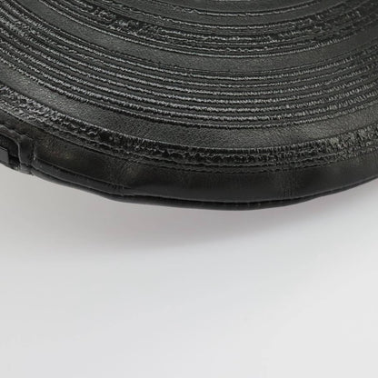 Louis Vuitton Disk pouch Leather, BLACK, LEATHER, Clutche & pouche