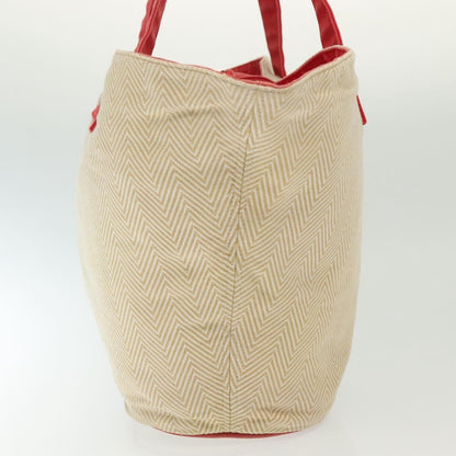 Hermes Panier De Plage Handbag Canvas, BEIGE, CANVAS, Tote bag