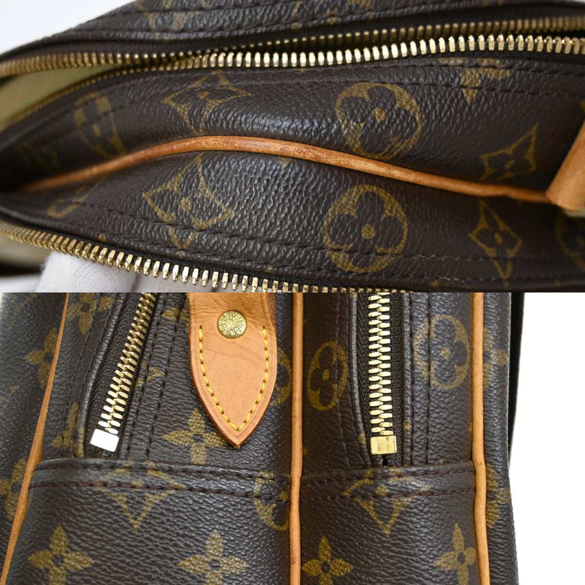 Louis Vuitton Reporter Bag Monogram Canvas, BROWN, CANVAS, Crossbody bag