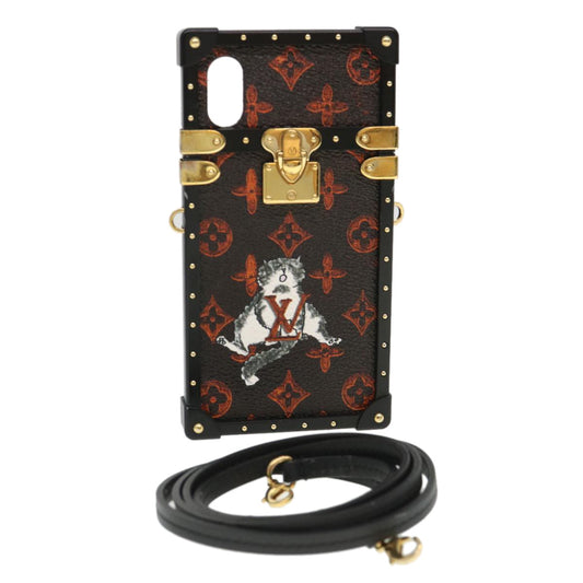 Louis Vuitton Bumper iPhone Case Shoulder Strap Canvas, BLACK, CANVAS, Tech accessory