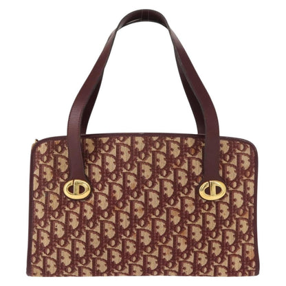 Christian Dior Vintage Trotter Handbag Canvas, RED, CANVAS, Handbag