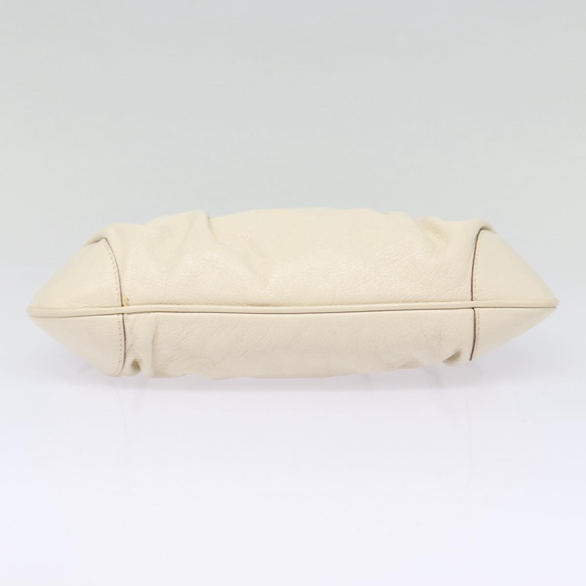 Salvatore Ferragamo Marisa Satchel Leather, WHITE, LEATHER, Handbag