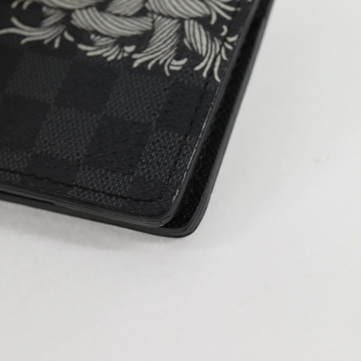 Louis Vuitton Pocket Organizer Limited Edition Nemeth Damier Graphite, BLACK, CANVAS, Clutche & pouche