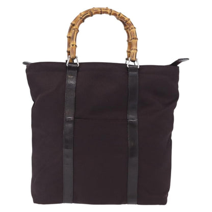 Gucci Bamboo tote bag Canvas, Purple, Canvas, Tote Bag