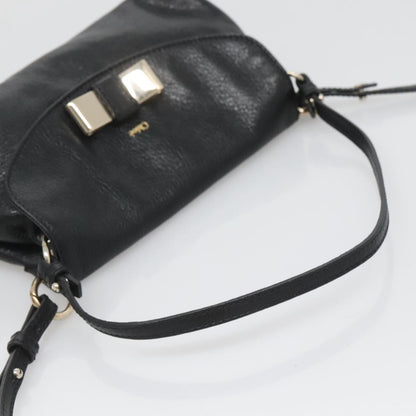 Chloe Lily Handbag Leather, BLACK, LEATHER, Handbag