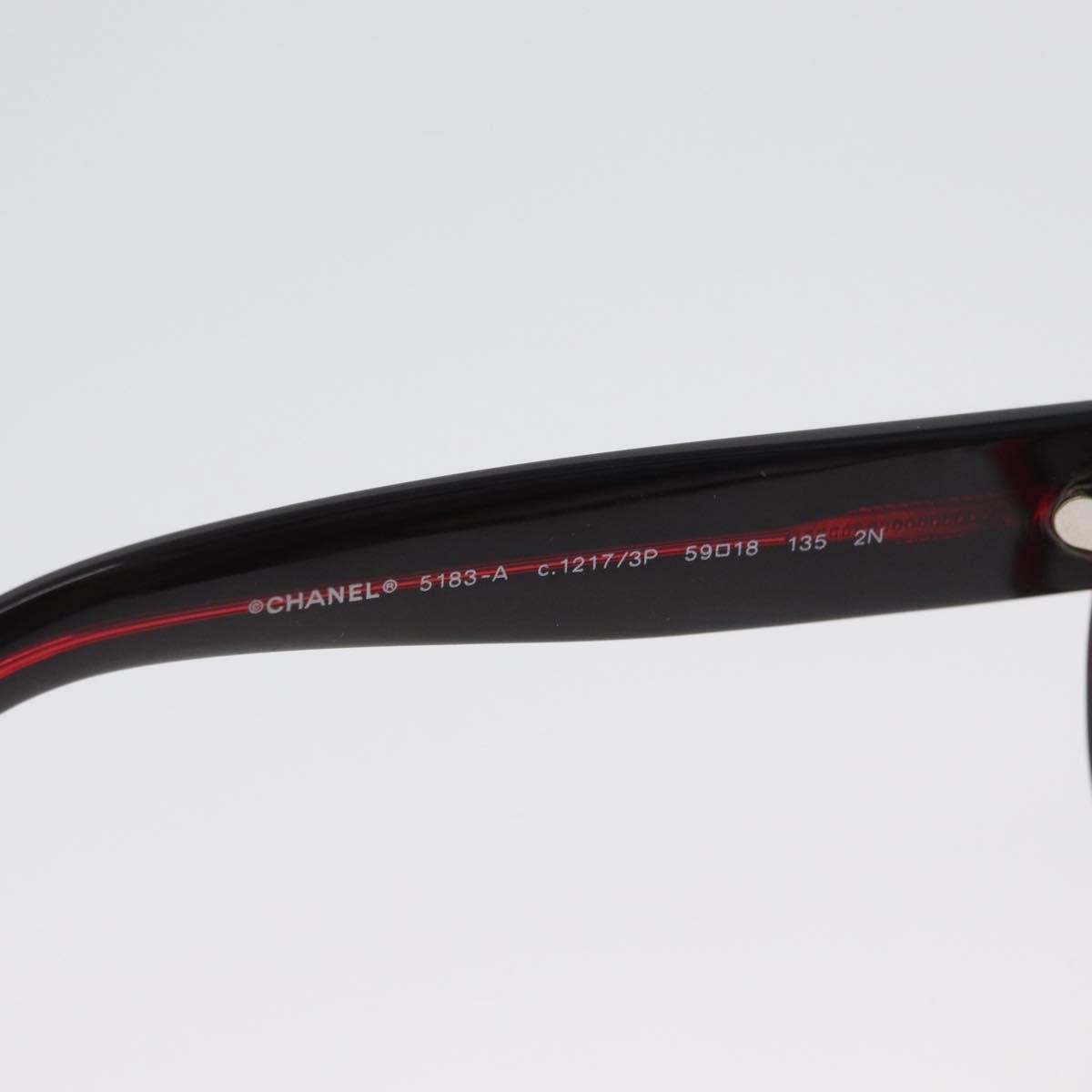 Chanel Logo CC Sunglasses Plastic, Red, Plastic, Sunglasses