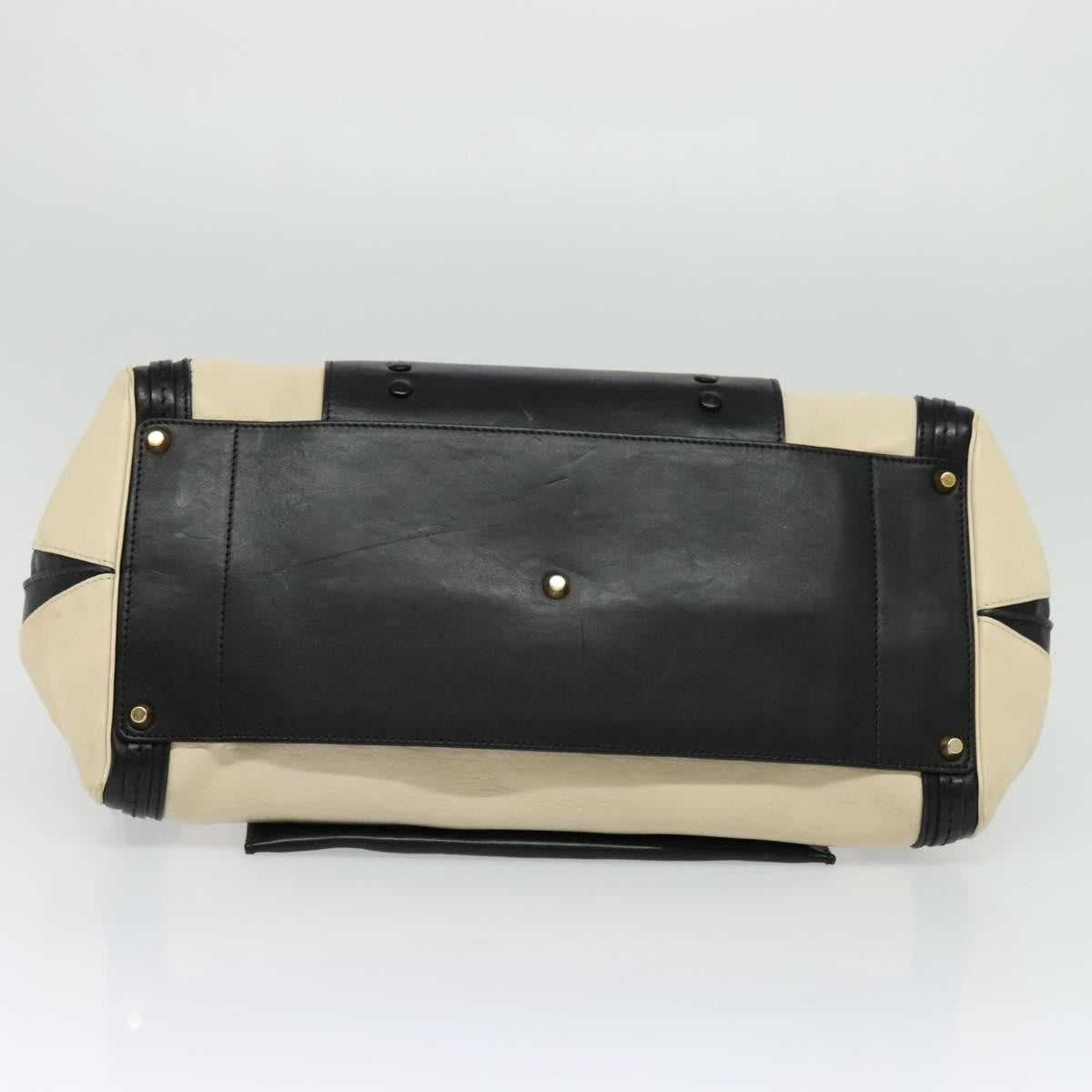 Chloe Alice Satchel Leather, BLACK, LEATHER, Handbag