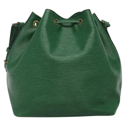 Louis Vuitton Petit Noe Handbag Epi Leather, GREEN, LEATHER, Handbag