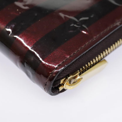 Louis Vuitton Porte-Monnaie Zippy Wallet Monogram Vernis, BURGUNDY, PATENT_LEATHER, Wallets