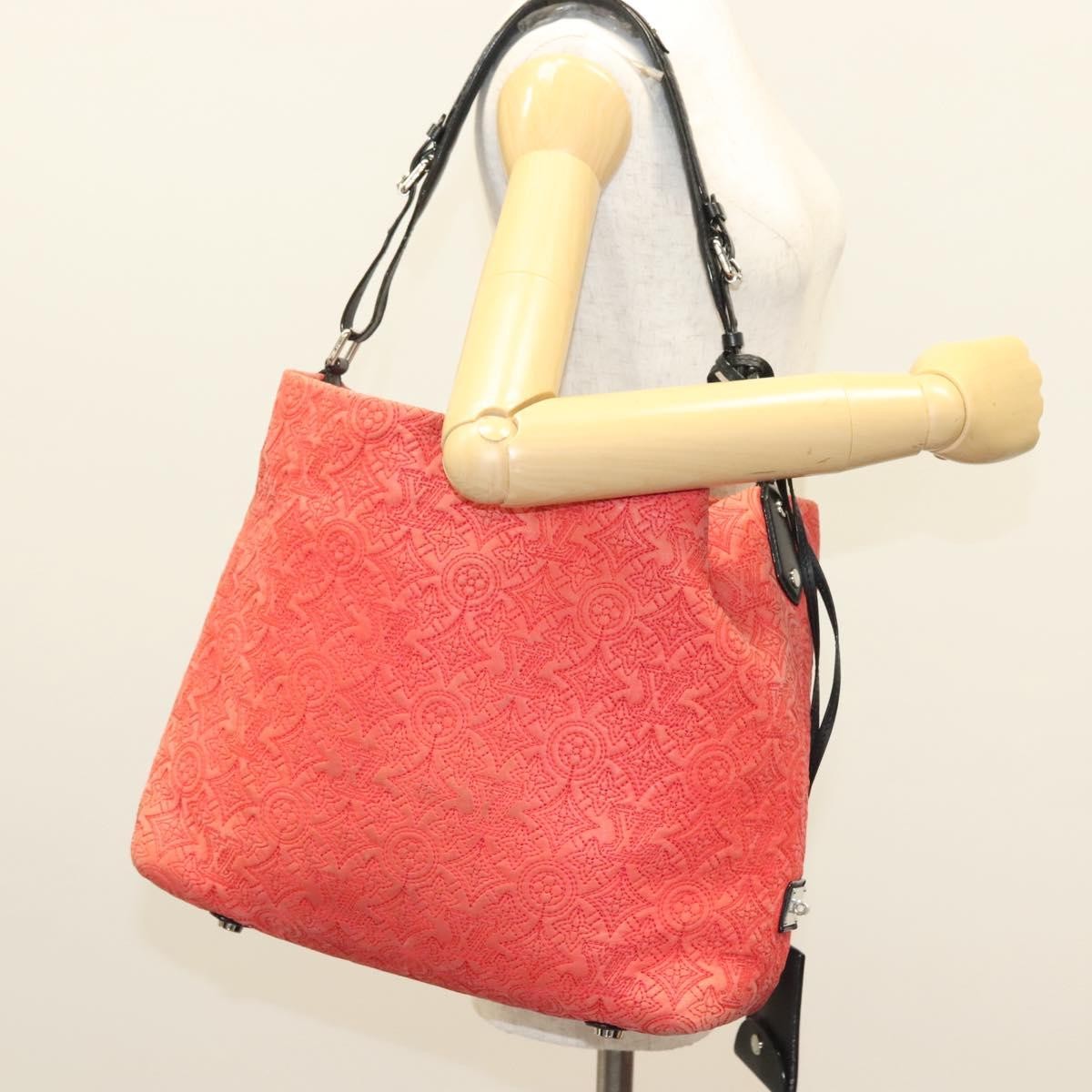 Louis Vuitton Antheia Hobo Leather, RED, LEATHER, Shoulder bag
