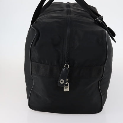 Prada Boston Bag Tessuto, BLACK, NYLON, Handbag
