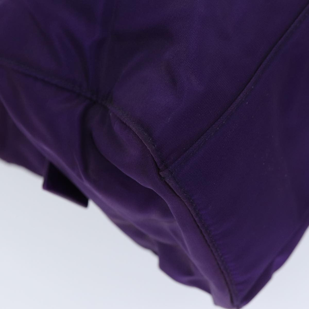 Prada Convertible Chain Tote Quilted Tessuto, PURPLE, NYLON, Shoulder bag
